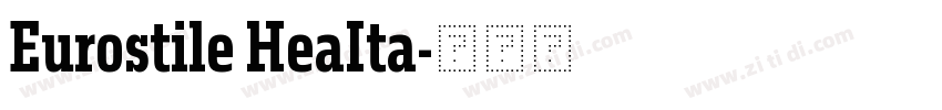 Eurostile HeaIta字体转换